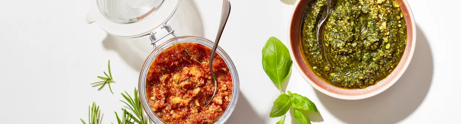 Basilicum-pistachepesto