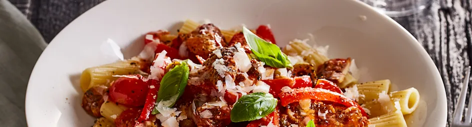 Rigatoni met sardientjes