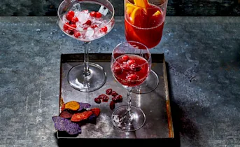 Virgin cranberry-sangria
