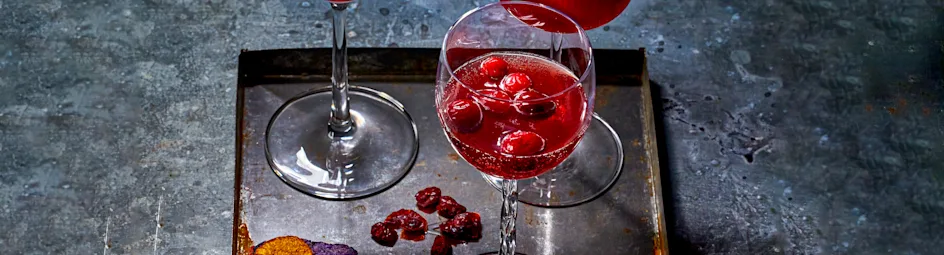 Virgin cranberry-sangria