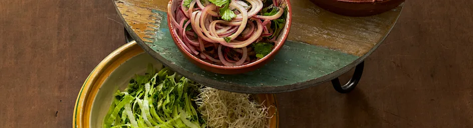 Wortelsalade met mais en bosui