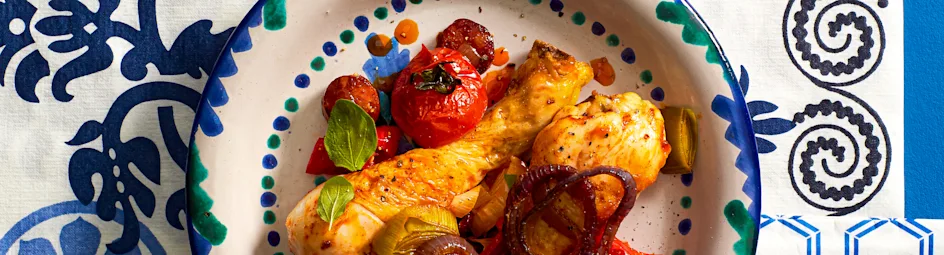 Spaanse kipstoof met chorizo