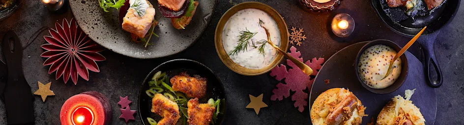 Mini-hotdogs met zuurkool en krokante uitjes