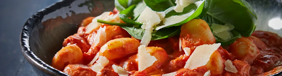 Gnocchi in romige tomatensaus