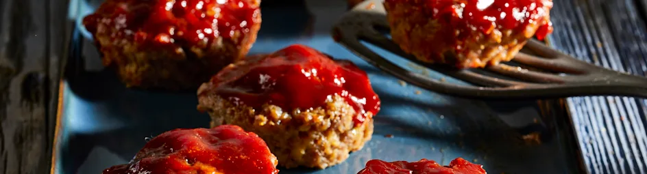 Gehaktmuffins met sticky glaze