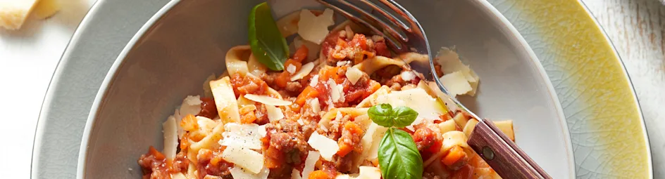 Tagliatelle alla bolognese