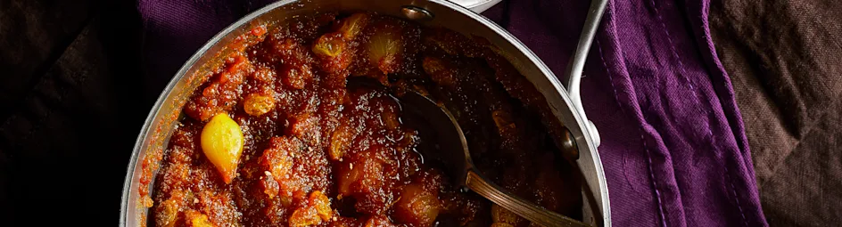 Zilveruitjes-chutney