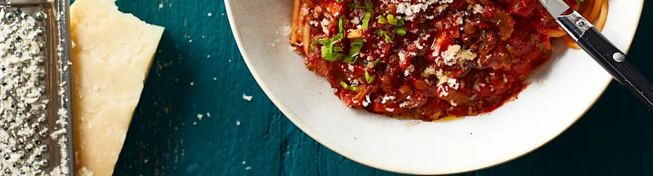 Spaghetti al ragù di verdura