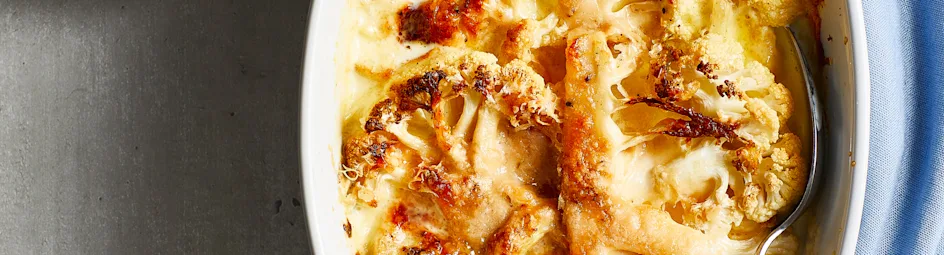 Bloemkoolgratin met Parmezaanse kaas