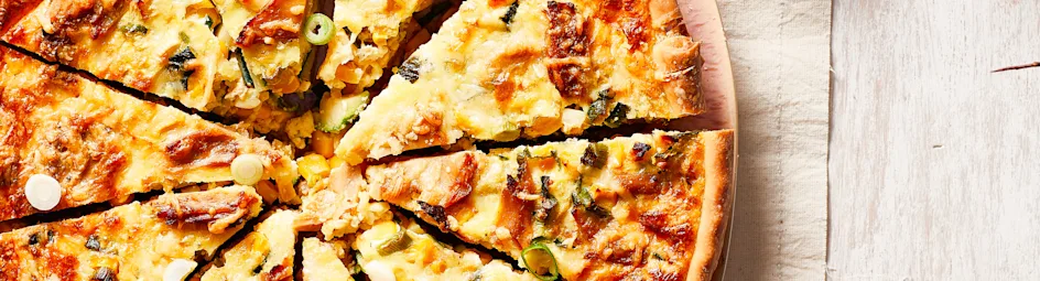 Hartige maistaart met cajunkruiden