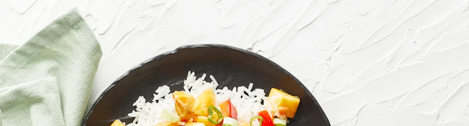 Zoetzure kip met ananas