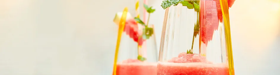 Tropical watermeloen-slush