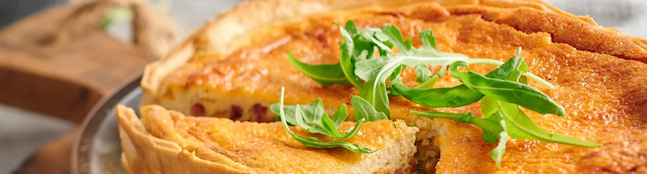 Quiche Lorraine met sjalot