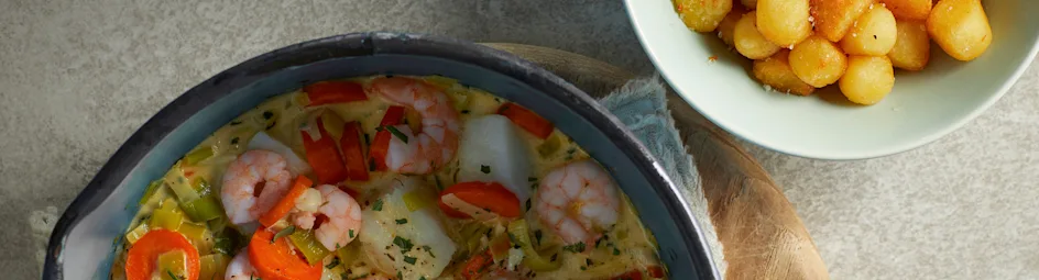 Visstoofpotje met dragon