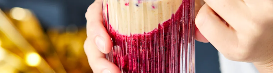 Tweekleuren-smoothie