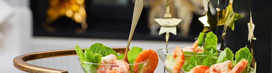 Feestelijke garnalencocktail