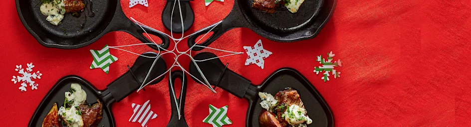 Biefstukje met blauwe kaas