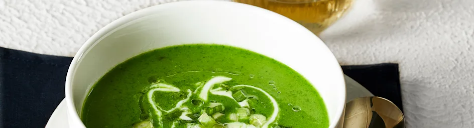 Kruidige rucolasoep met tijm