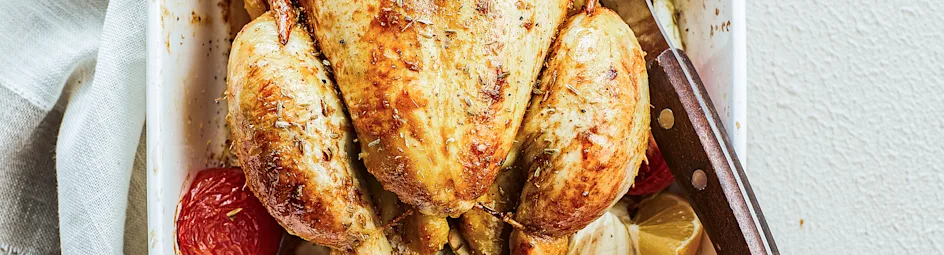 Geroosterde kip met venkel