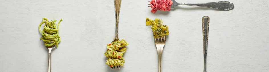 Amandelpesto met rucola