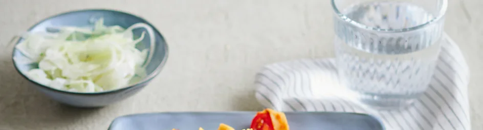 Tagliatelle al gamberetti