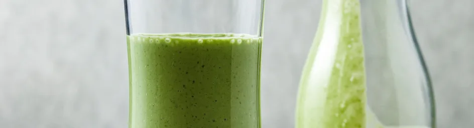 Bevroren spinaziesmoothie