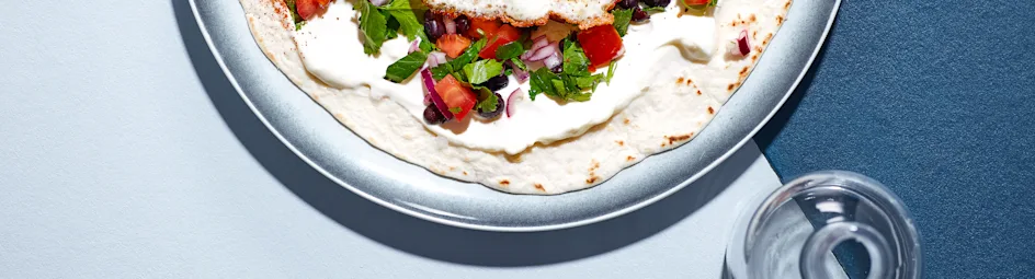 Ontbijt-burrito's met gebakken ei