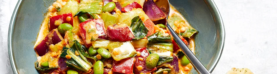 Linzencurry met naan