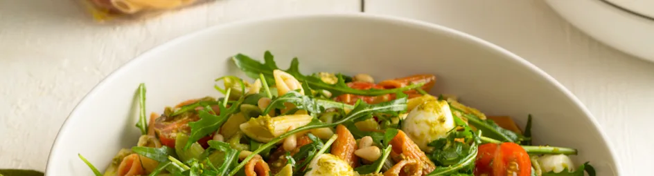 Pastasalade met pesto