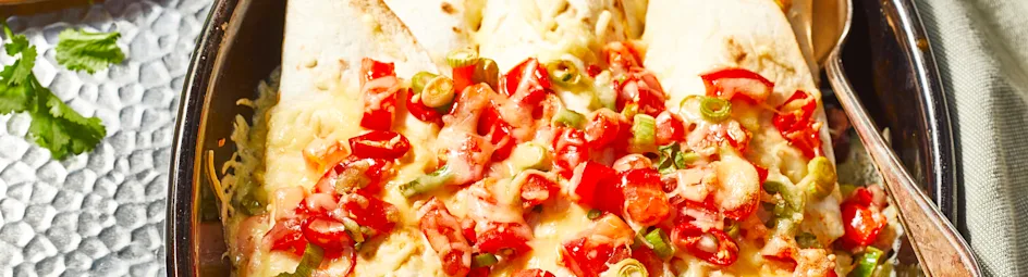 Gegratineerde enchilada's