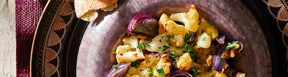 Geroosterde bloemkoolsalade