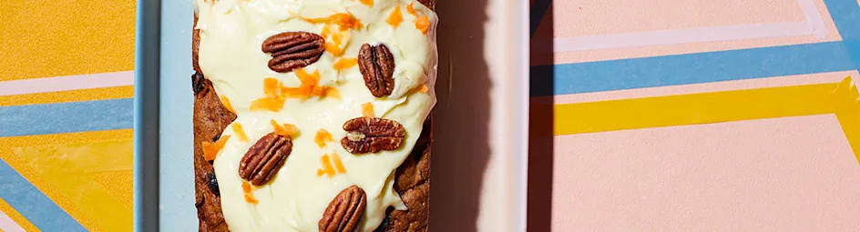 Carrot cake met pecan