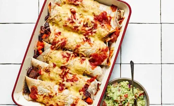 Mexicaanse gehaktwraps met guacamole