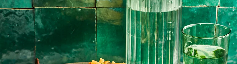 Bami goreng met ham en gebakken ei