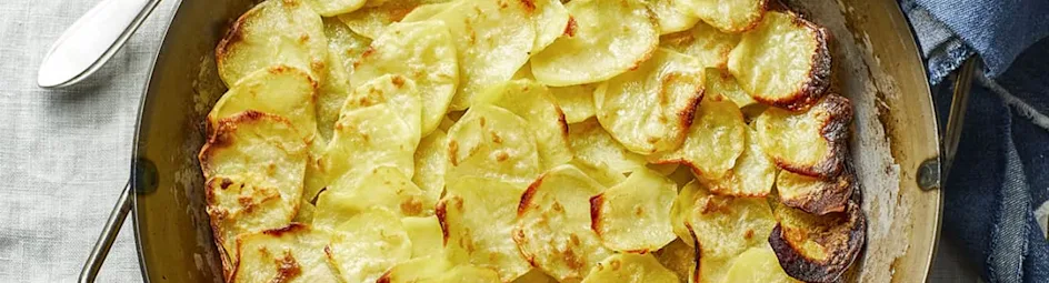 Pommes anna met mosterd