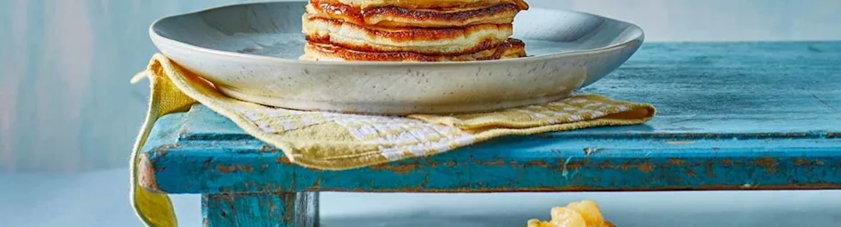 Ricotta pancakes met passievrucht