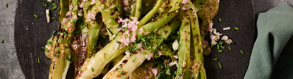 Prei met vinaigrette