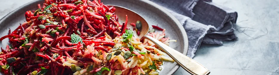 Bietjessalade met appel