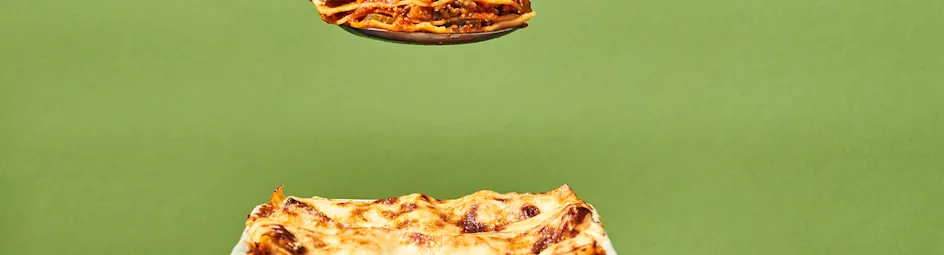 Comfort food lasagne