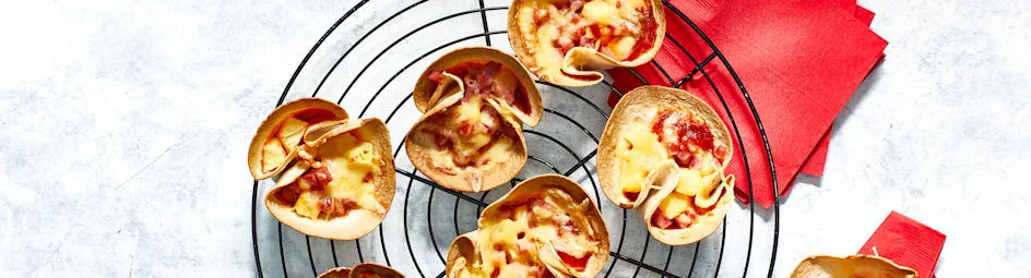 Tortilla-pizza hawaï