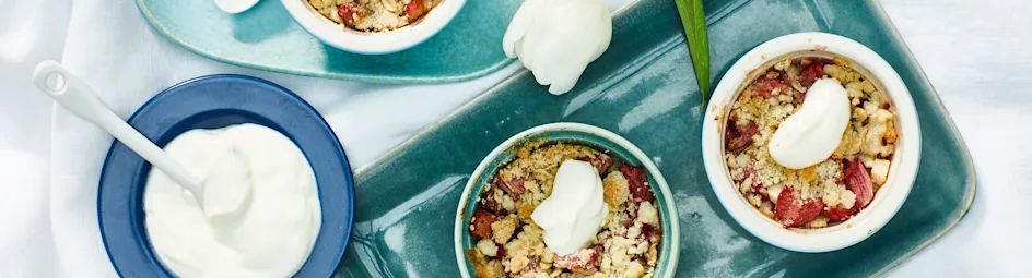 Rabarber-havermoutcrumble