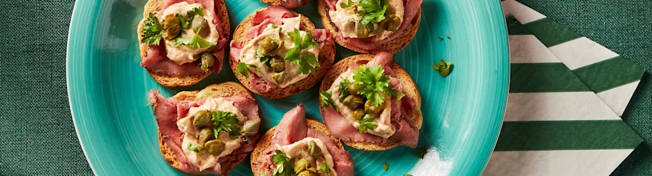 Vitello tonnato toastjes