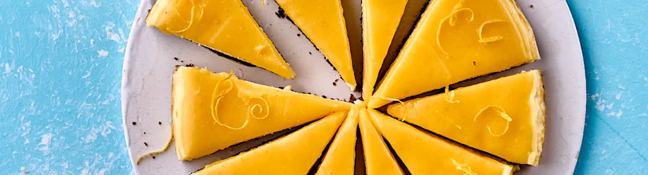 Lemon curd-cheesecake