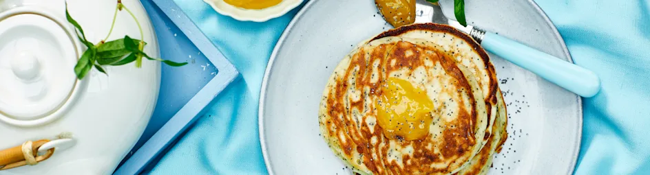 Citroen-maanzaadpancakes