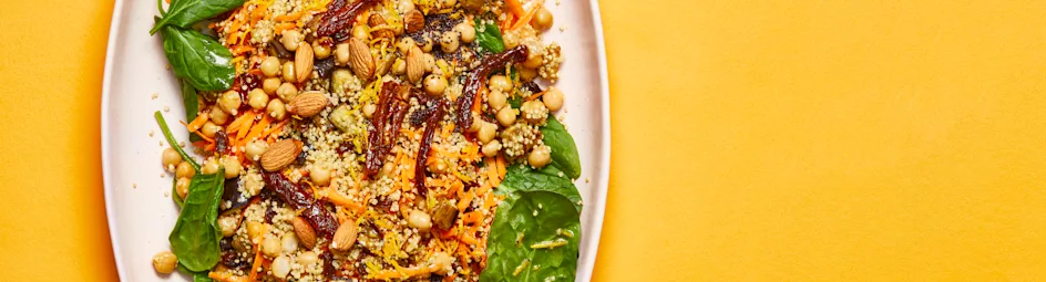 Wortel-kikkererwtensalade