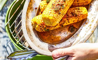 Geroosterde maiskolf