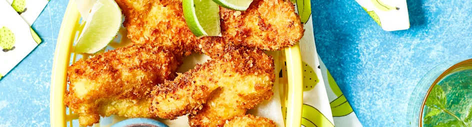 Knapperige kokosbananen