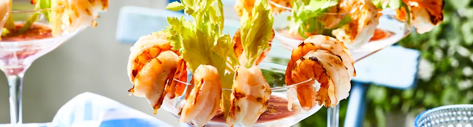 Barbecue-garnalencocktail