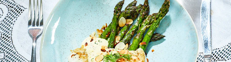 Kabeljauwhaasjes met mosterd-dillesaus