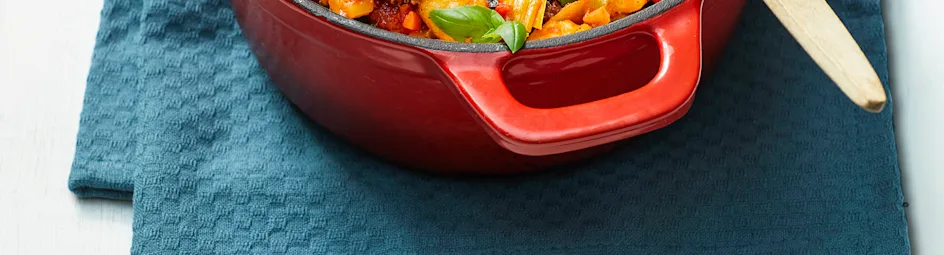 Gnocchi met worst en mozzarella